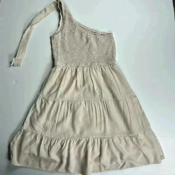 ZESICA Women's Summer Boho One Shoulder Sleeveless Dress- ruffle- Size Small - Picture 8 of 10